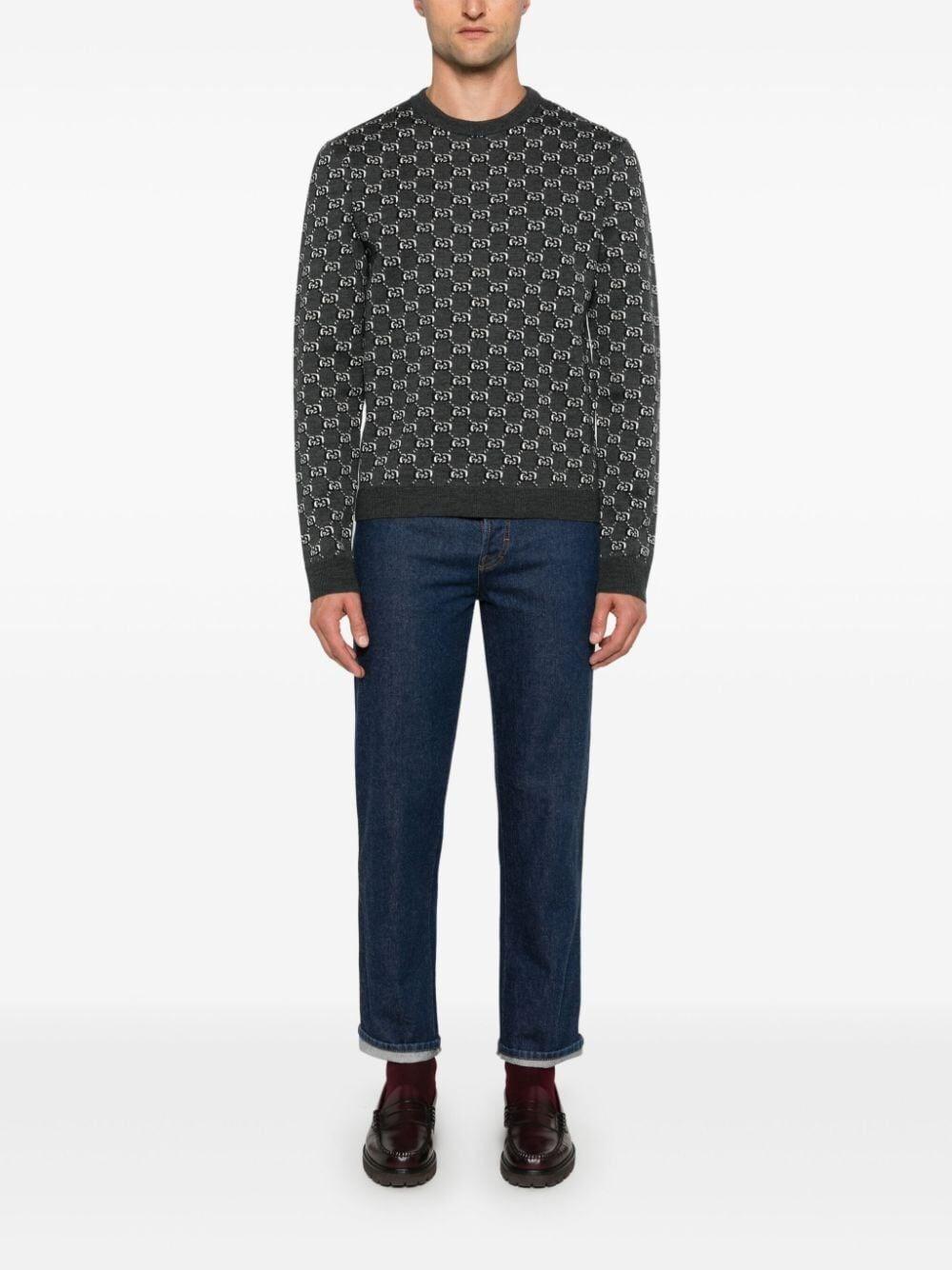 Gucci Long Sleeve Crew-Neck Sweater
