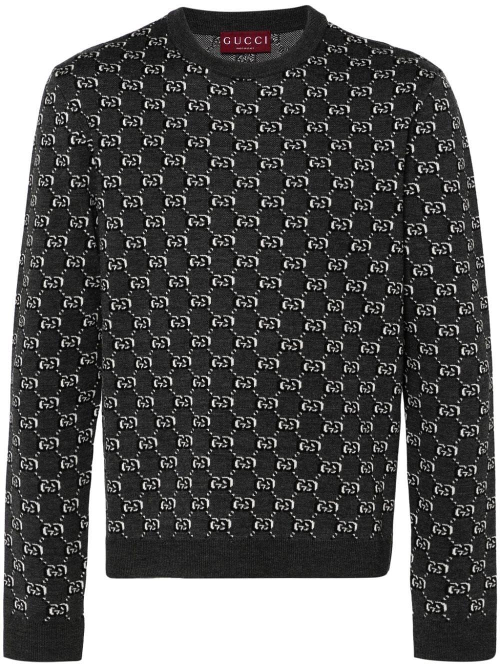 Gucci Long Sleeve Crew-Neck Sweater