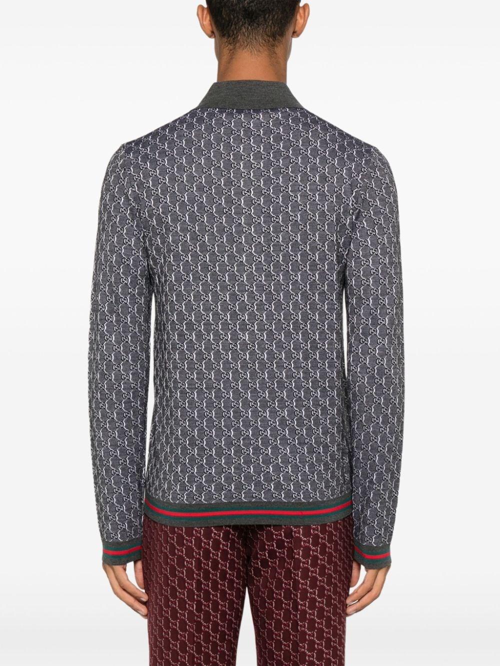 Gucci Long Sleeve Polo Shirt