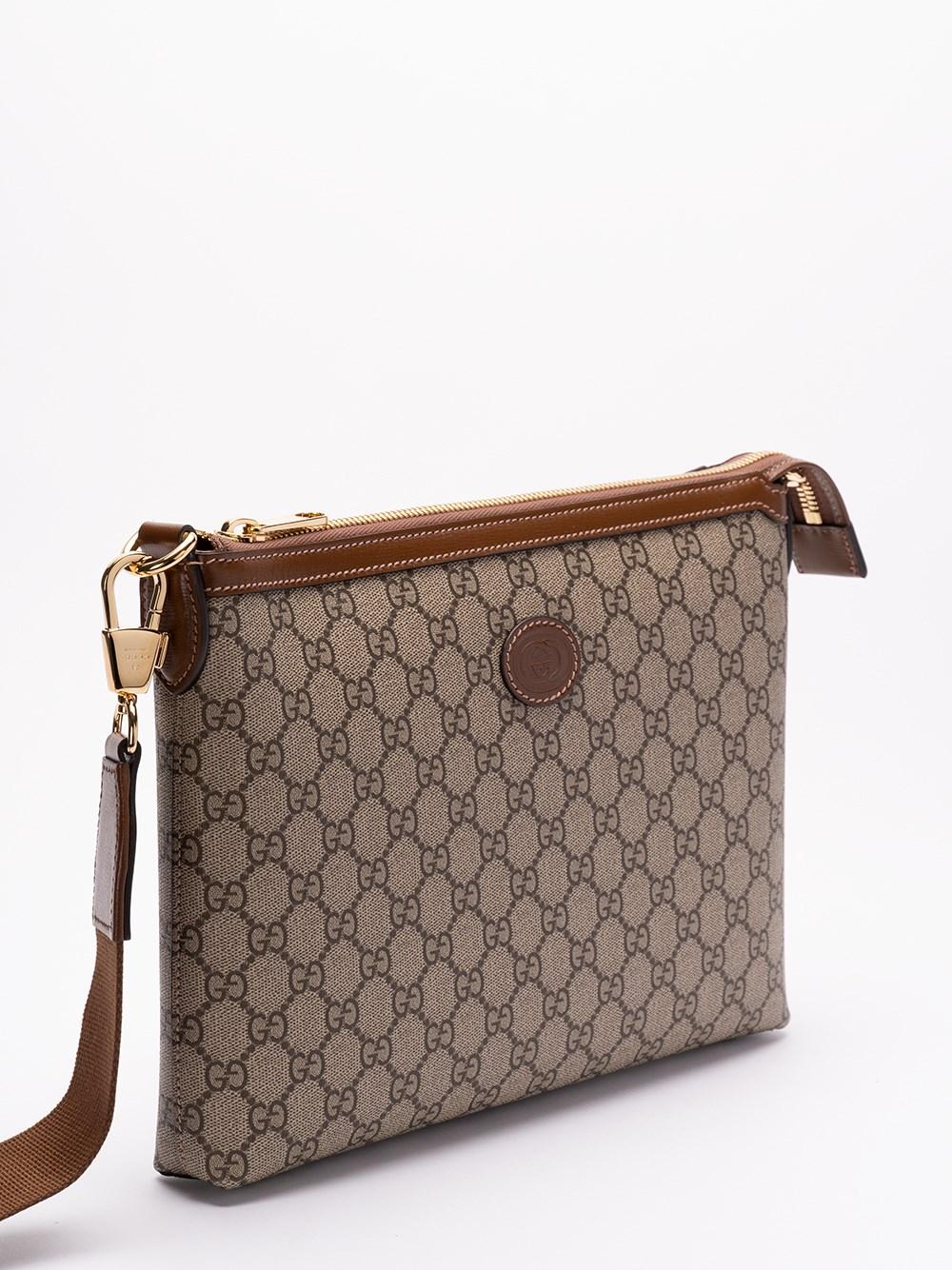 Gucci Messenger Bag With `Interlocking G`