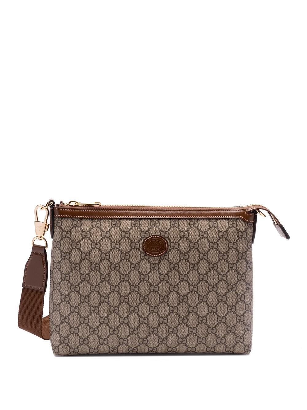 Gucci Messenger Bag With `Interlocking G`