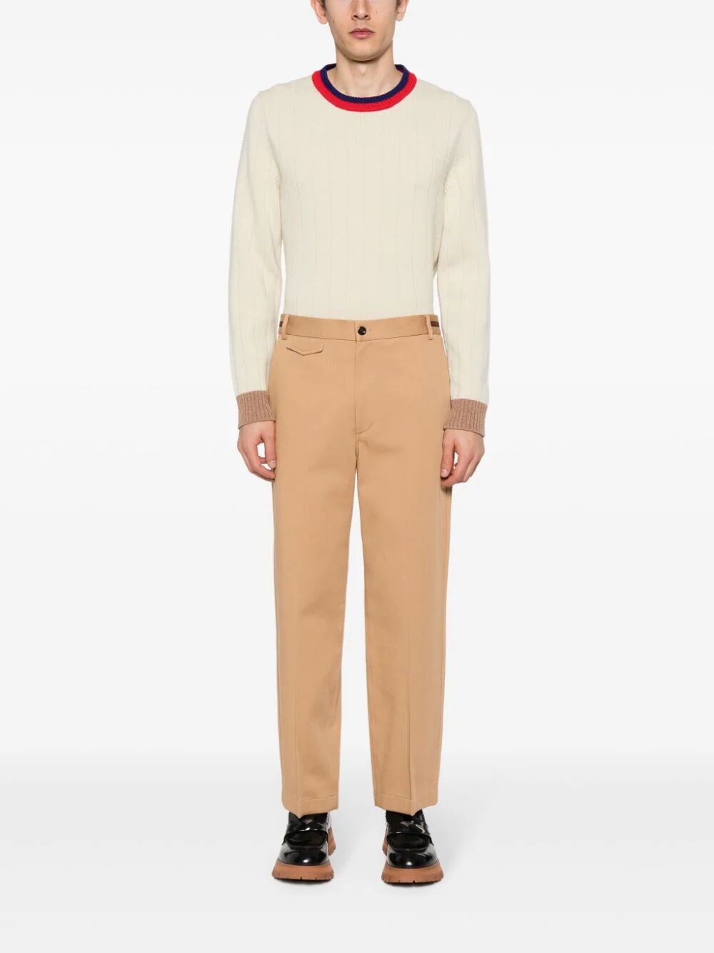 Gucci Wide Leg Cropped Pants