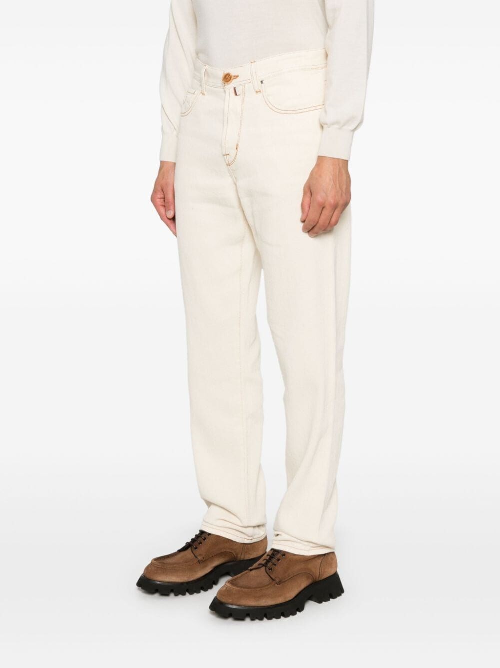 Jacob Cohen `Harrison` 5-Pocket Straight Jeans