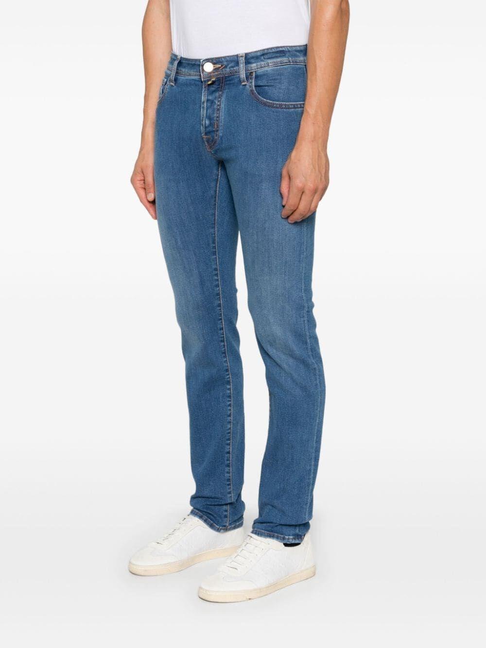Jacob Cohen `Nick` 5-Pocket Slim Fit Jeans