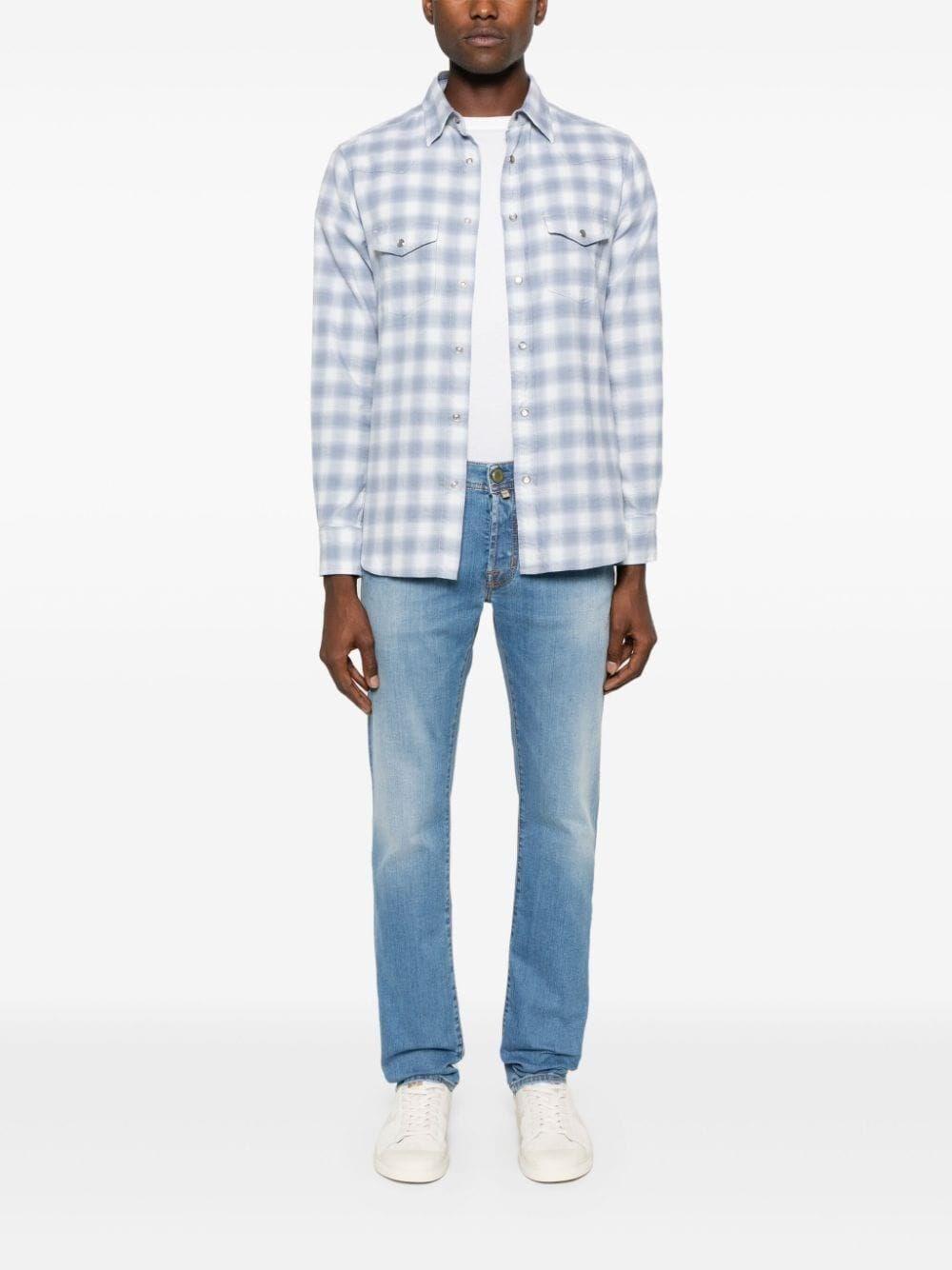 Jacob Cohen `Nick` 5-Pocket Slim Fit Jeans