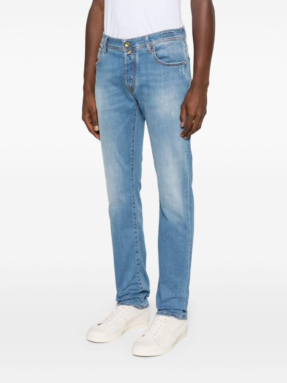 Jacob Cohen `Nick` 5-Pocket Slim Fit Jeans