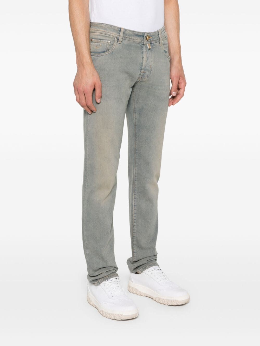 Jacob Cohen `Nick` 5-Pocket Slim Fit Jeans