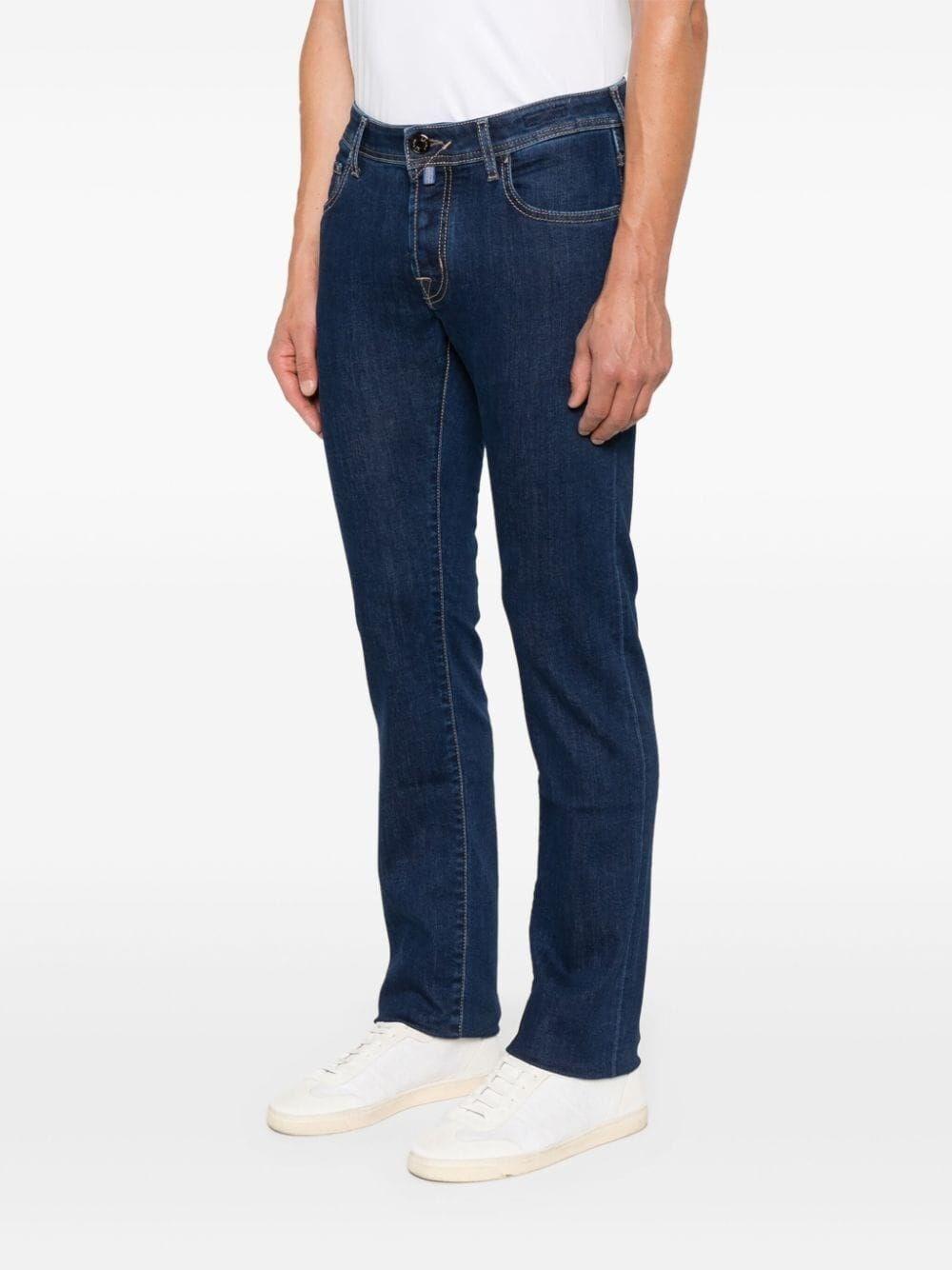 Jacob Cohen `Nick` 5-Pocket Slim Fit Jeans