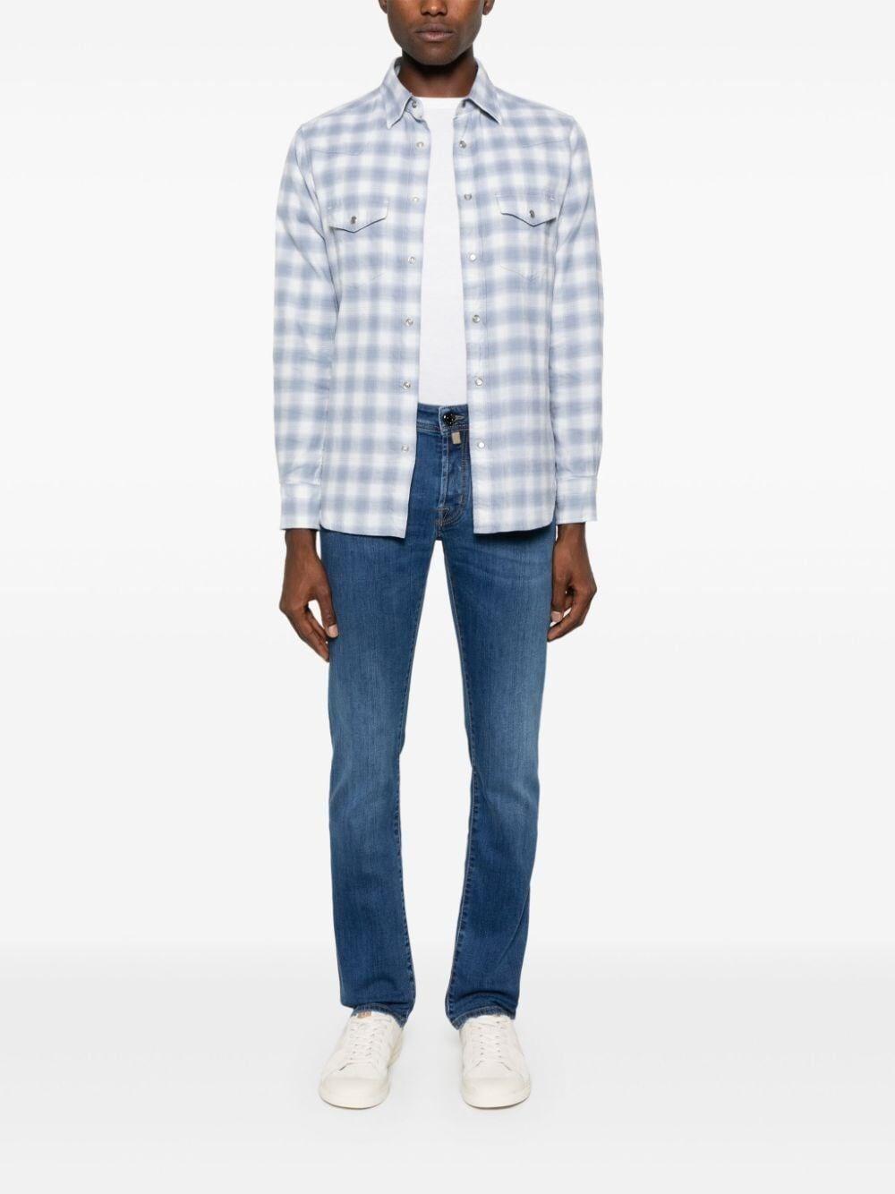 Jacob Cohen `Nick` 5-Pocket Slim Fit Jeans