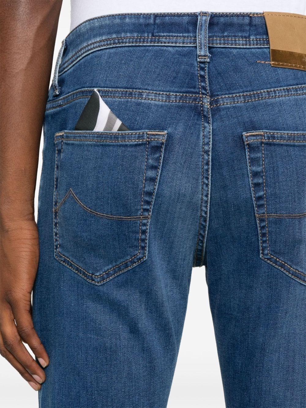 Jacob Cohen `Nick` 5-Pocket Slim Fit Jeans