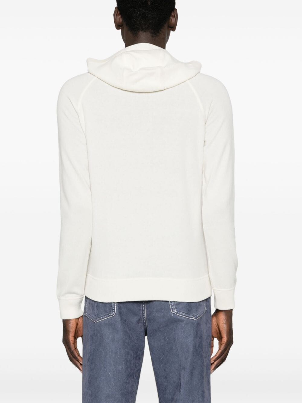 Malo Hooded Crew-Neck Sweater