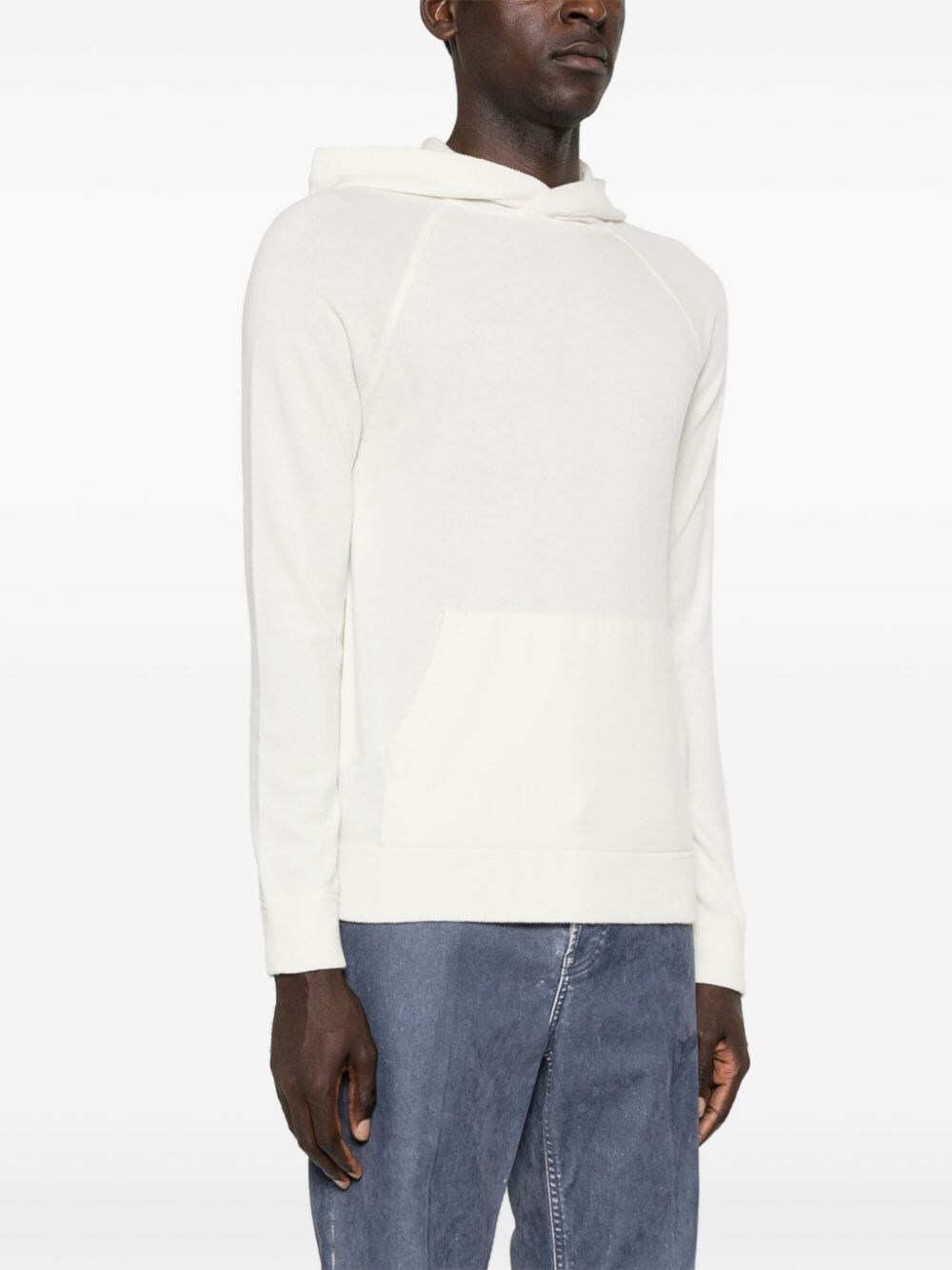 Malo Hooded Crew-Neck Sweater