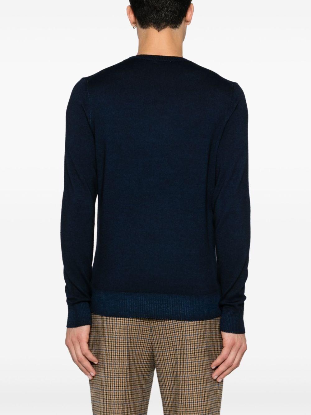 Malo Long Sleeve Crew-Neck Sweater