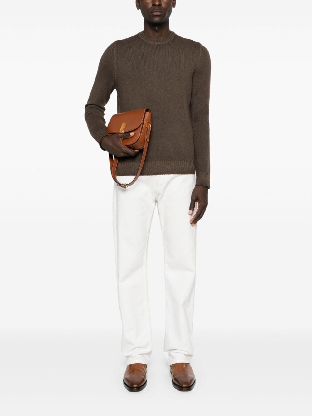 Malo Long Sleeve Crew-Neck Sweater