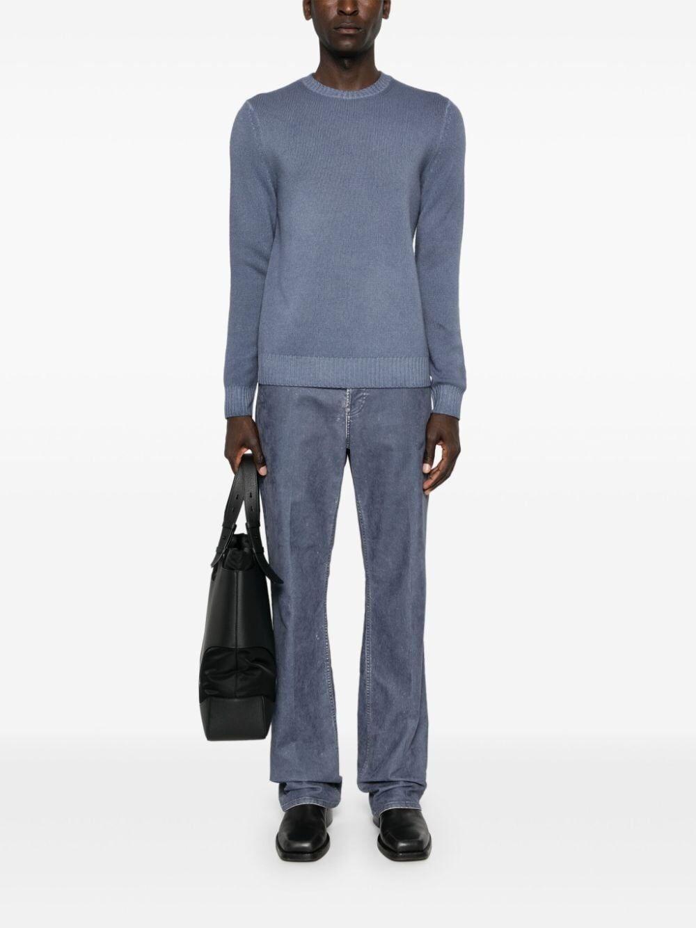 Malo Long Sleeve Crew-Neck Sweater