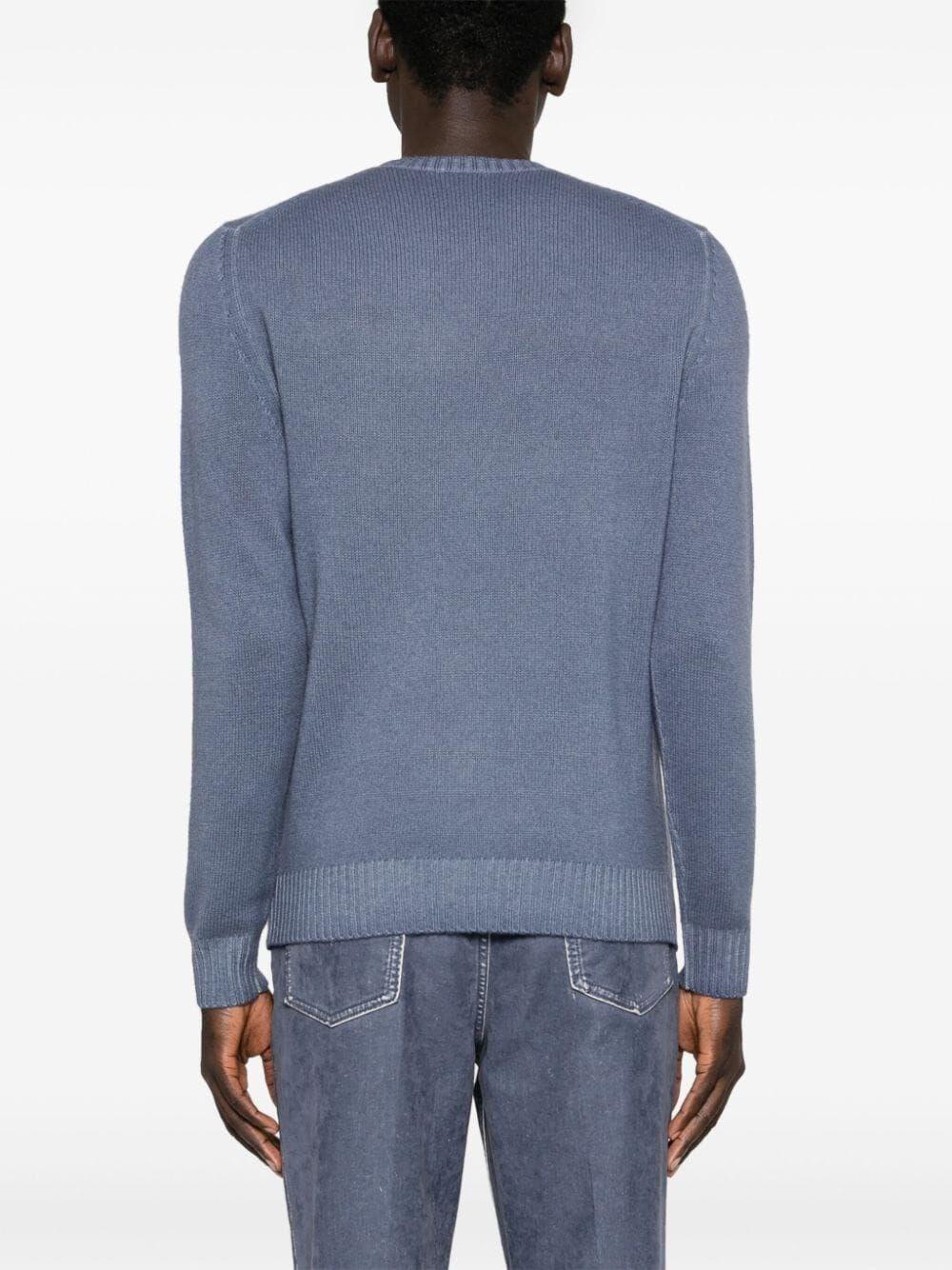 Malo Long Sleeve Crew-Neck Sweater