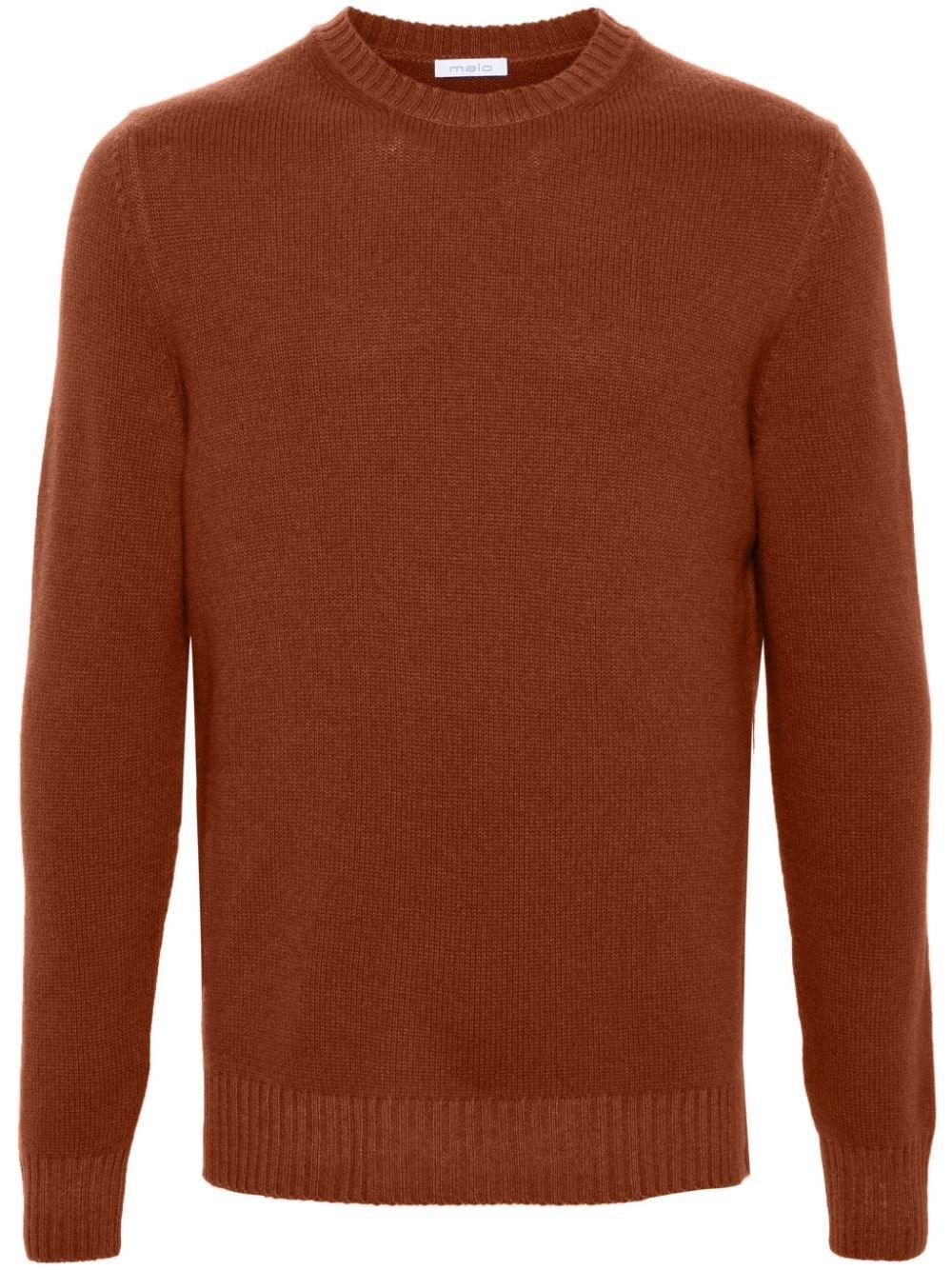Malo Long Sleeve Crew-Neck Sweater