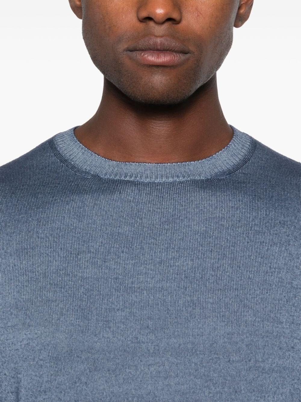 Malo Long Sleeve Crew-Neck Sweater