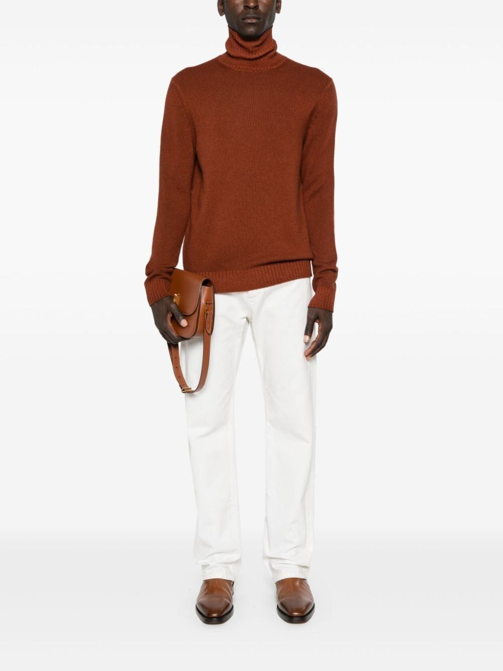 Malo Long Sleeve Turtle-Neck Sweater