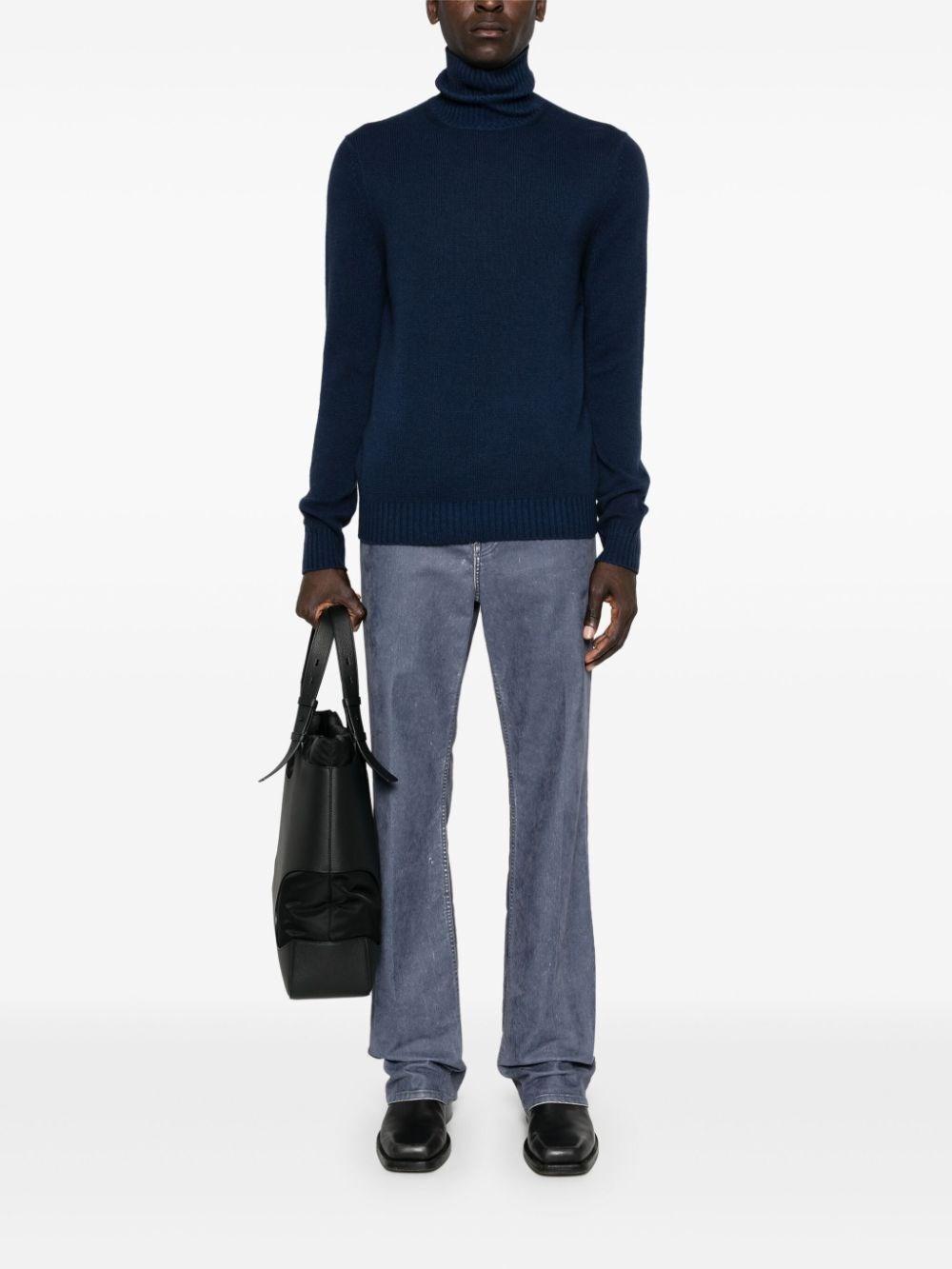 Malo Long Sleeve Turtle-Neck Sweater