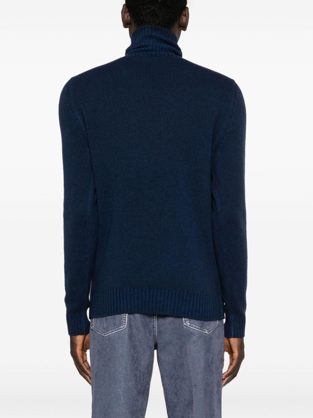 Malo Long Sleeve Turtle-Neck Sweater