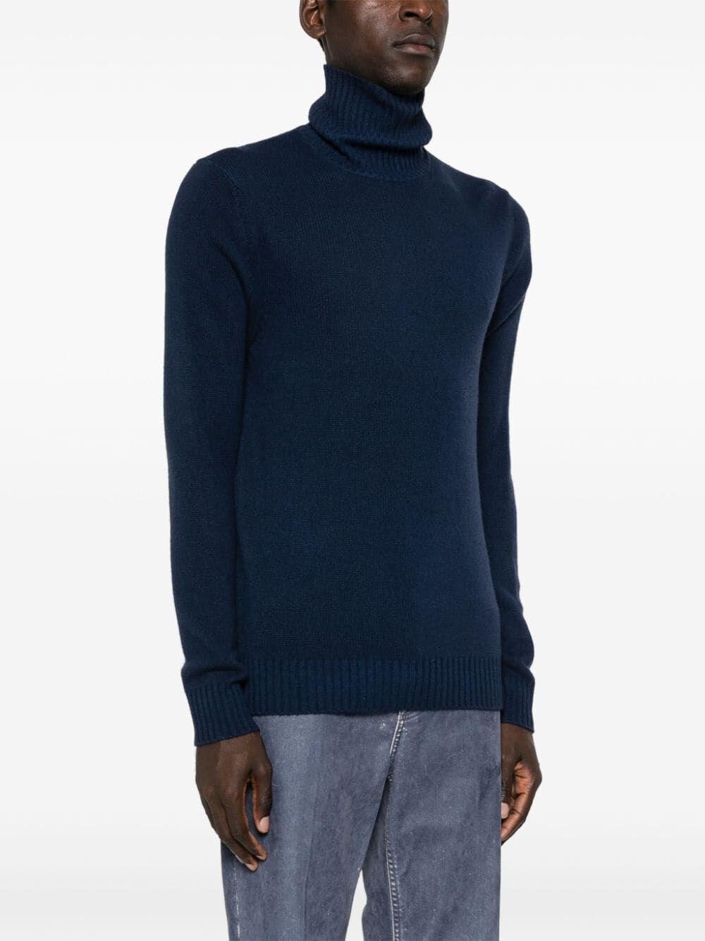 Malo Long Sleeve Turtle-Neck Sweater