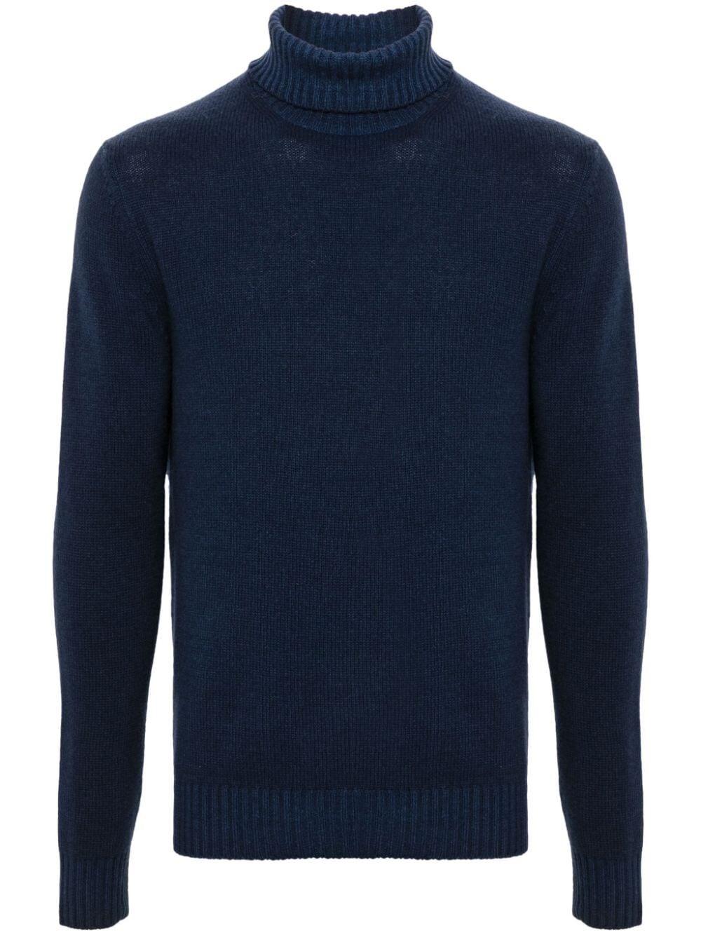 Malo Long Sleeve Turtle-Neck Sweater