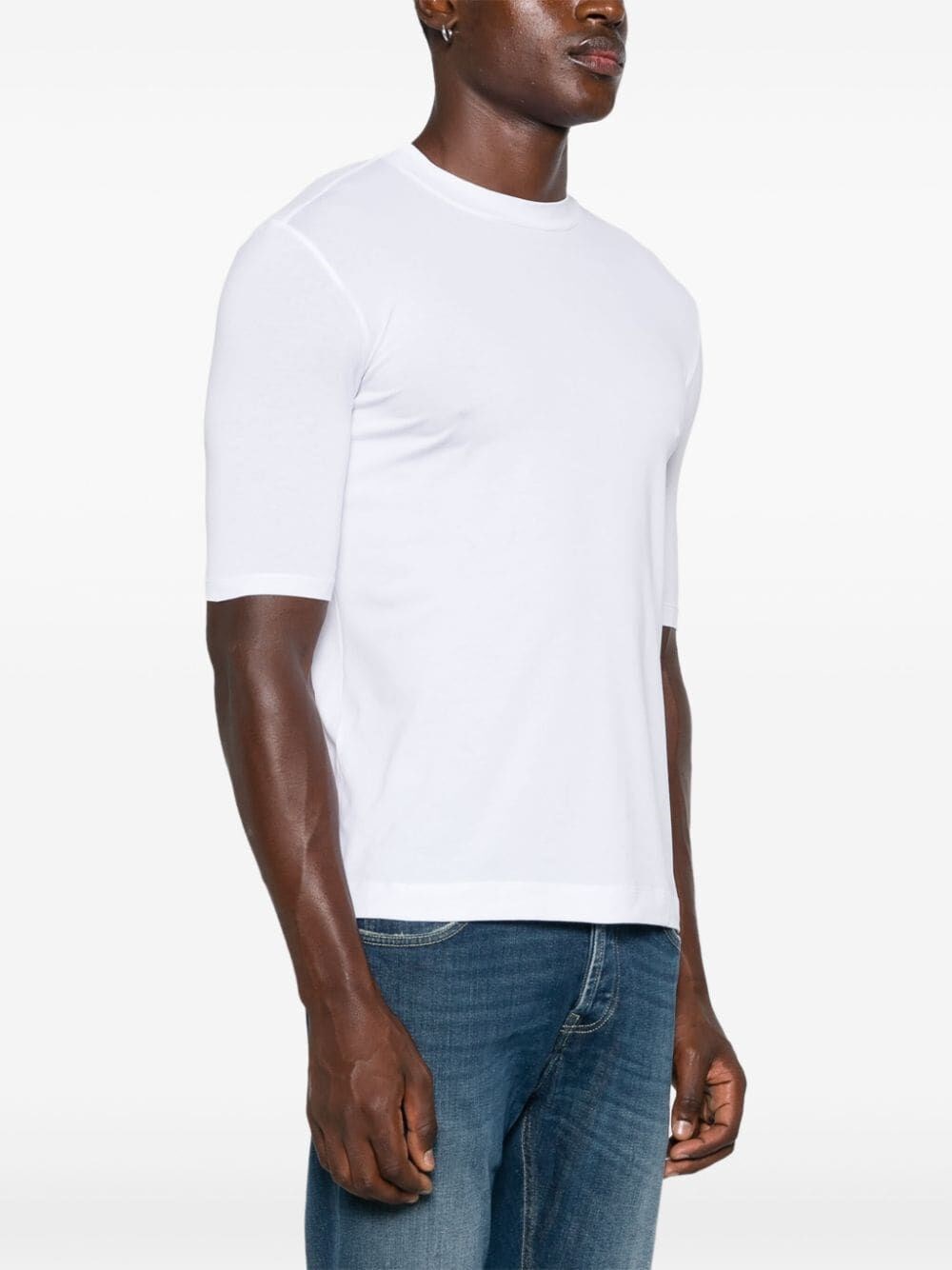 Malo Short Sleeve Crew-Neck Sweater