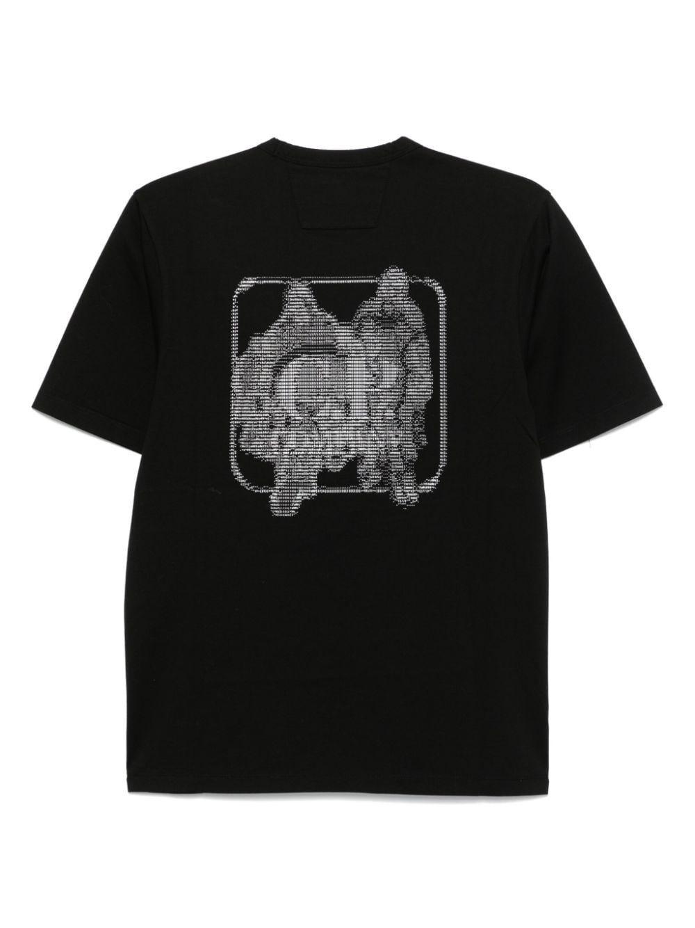C.p. Company `Metropolis Series` Blurred Logo Graphic T-Shirt