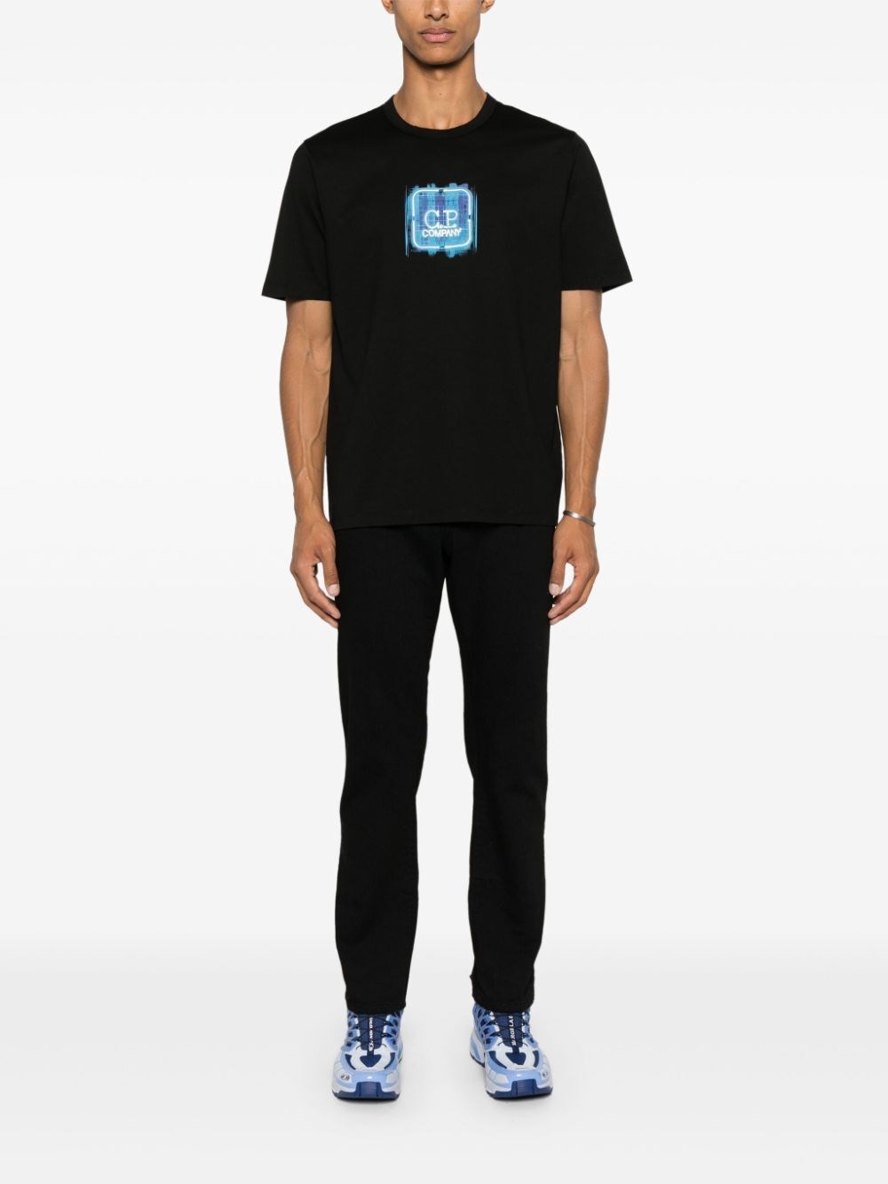 C.p. Company `Metropolis Series` Embossed Logo Badge T-Shirt