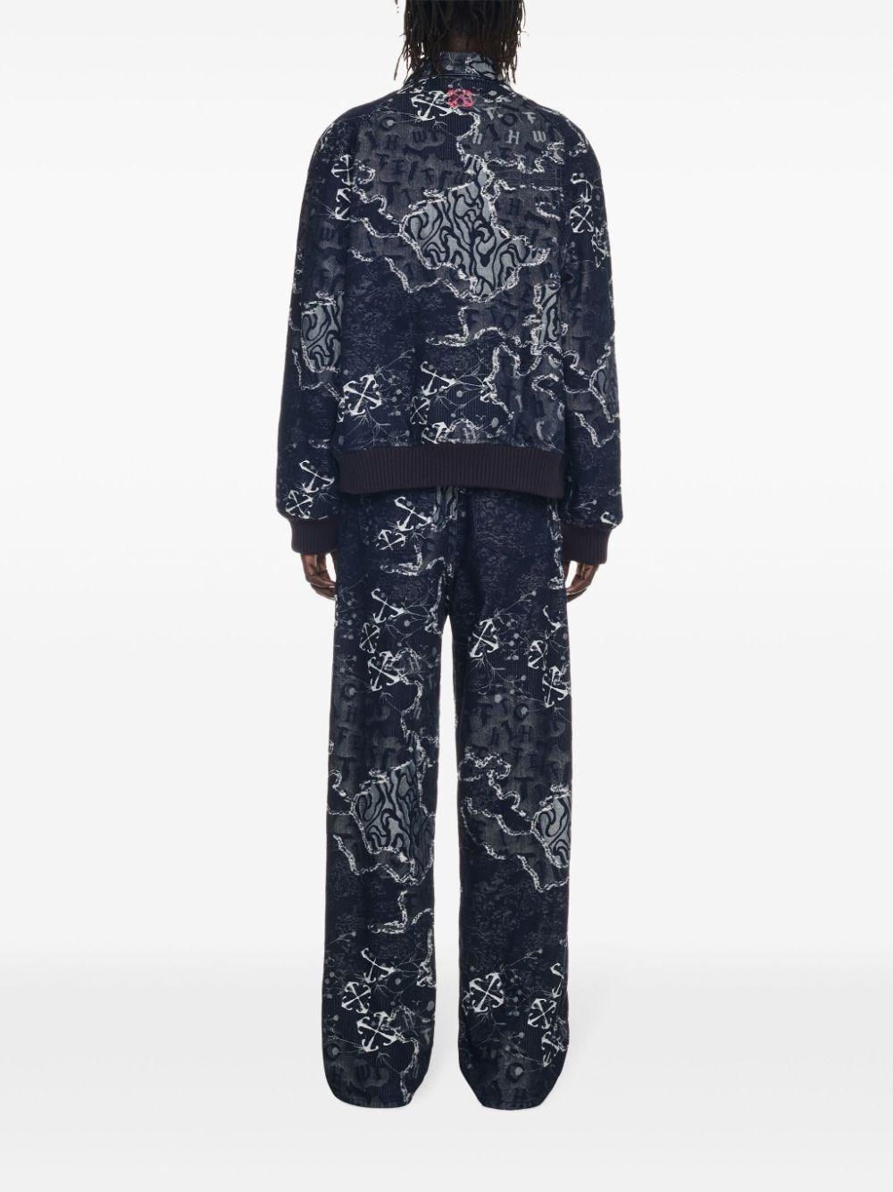 Off White `Camo` Straight Jeans