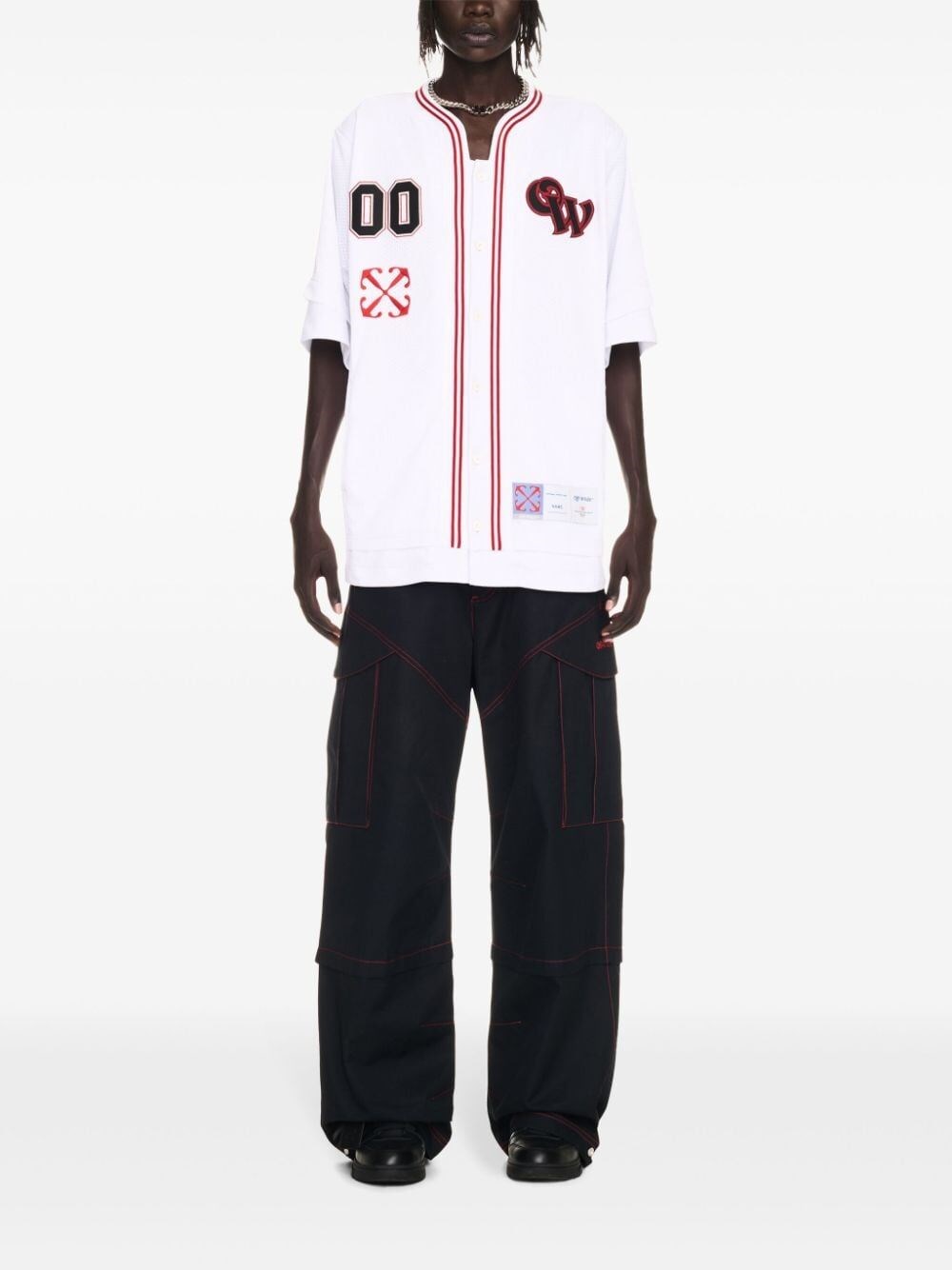 Off White `Gothic Logo Hybr` Baseball