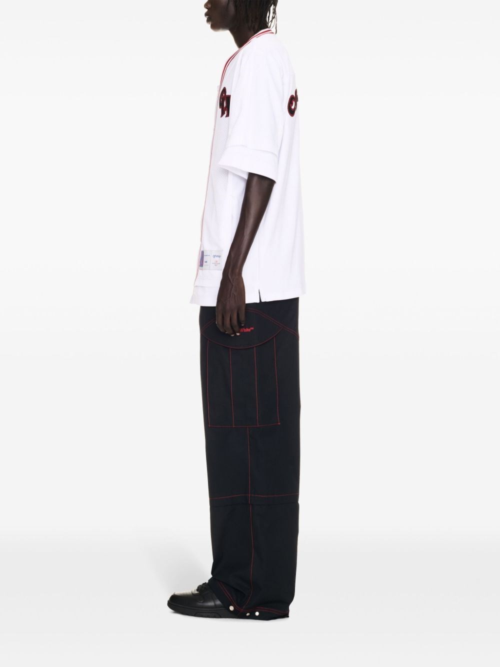 Off White `Gothic Logo Hybr` Baseball