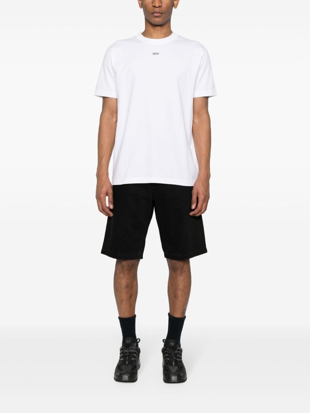 Off White `Off Stamp` Slim Short Sleeve T-Shirt