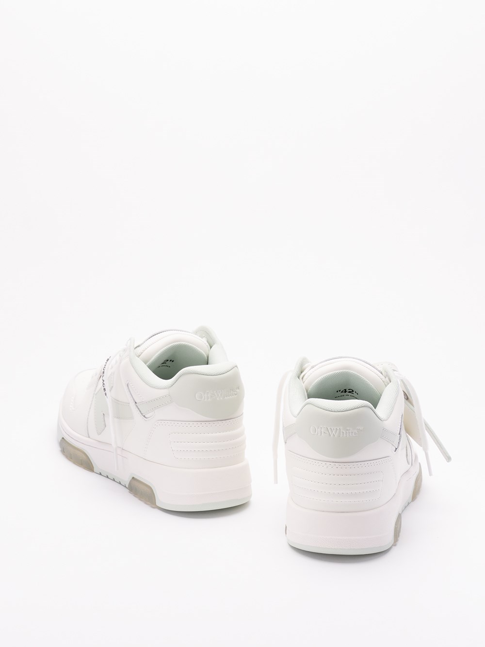 Off White `Out Of Office Calf Leather` Sneakers