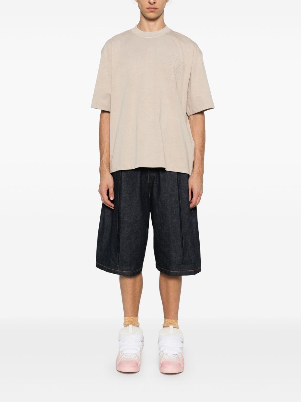 Off White `Outline Arrow Skate` Short Sleeve T-Shirt