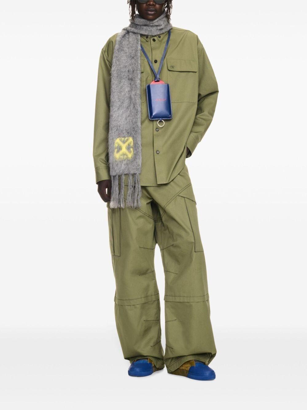 Off White `Ow Emb Cot Milit` Overshirt