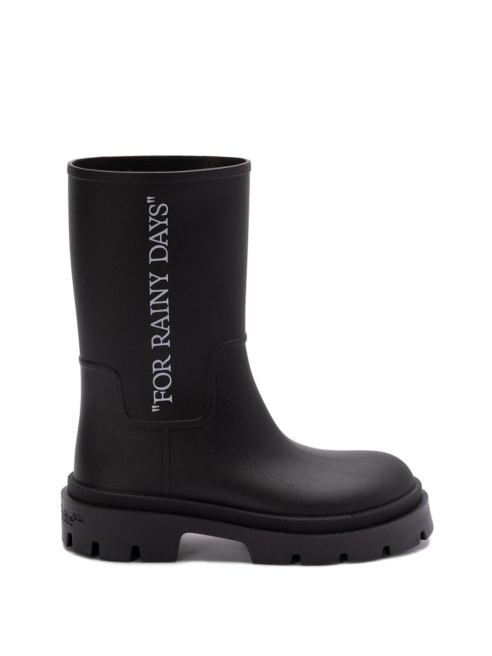 Off white `Reboot Rainy Days` Boots