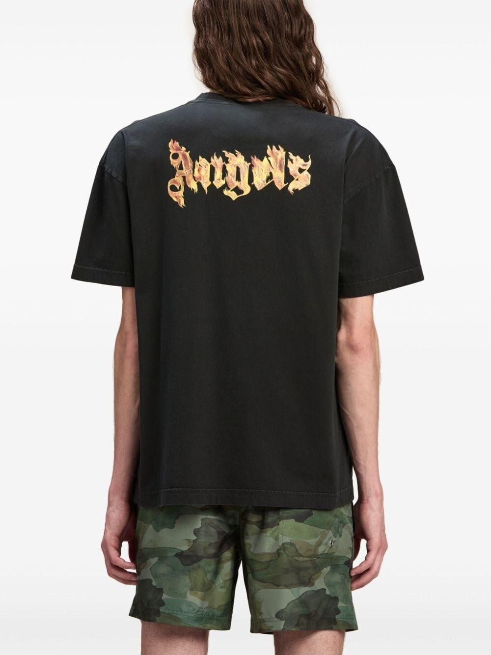Palm Angels `Burning Logo` T-Shirt
