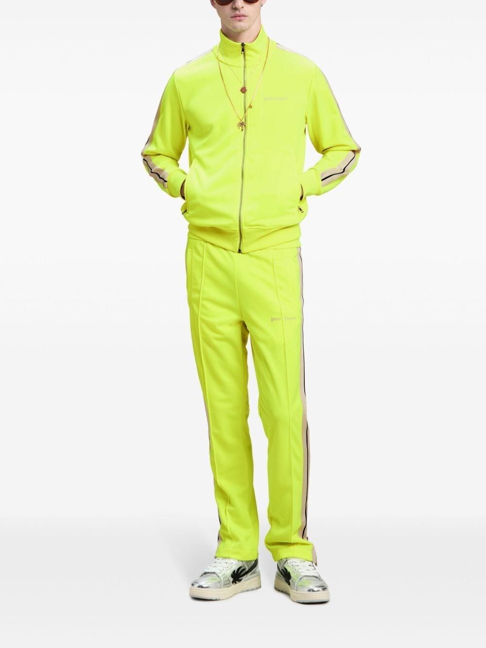 Palm Angels `Classic Logo Fluo` Track Pants