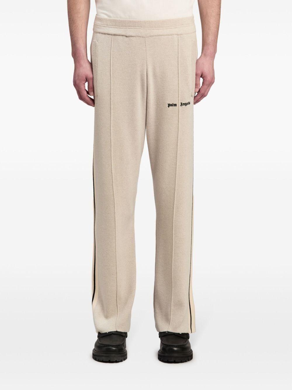 Palm Angels `Classic Logo` Knit Track Pants