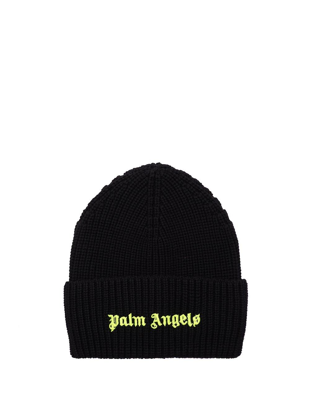 Palm angels `Classic Logo` Ribbed Beanie