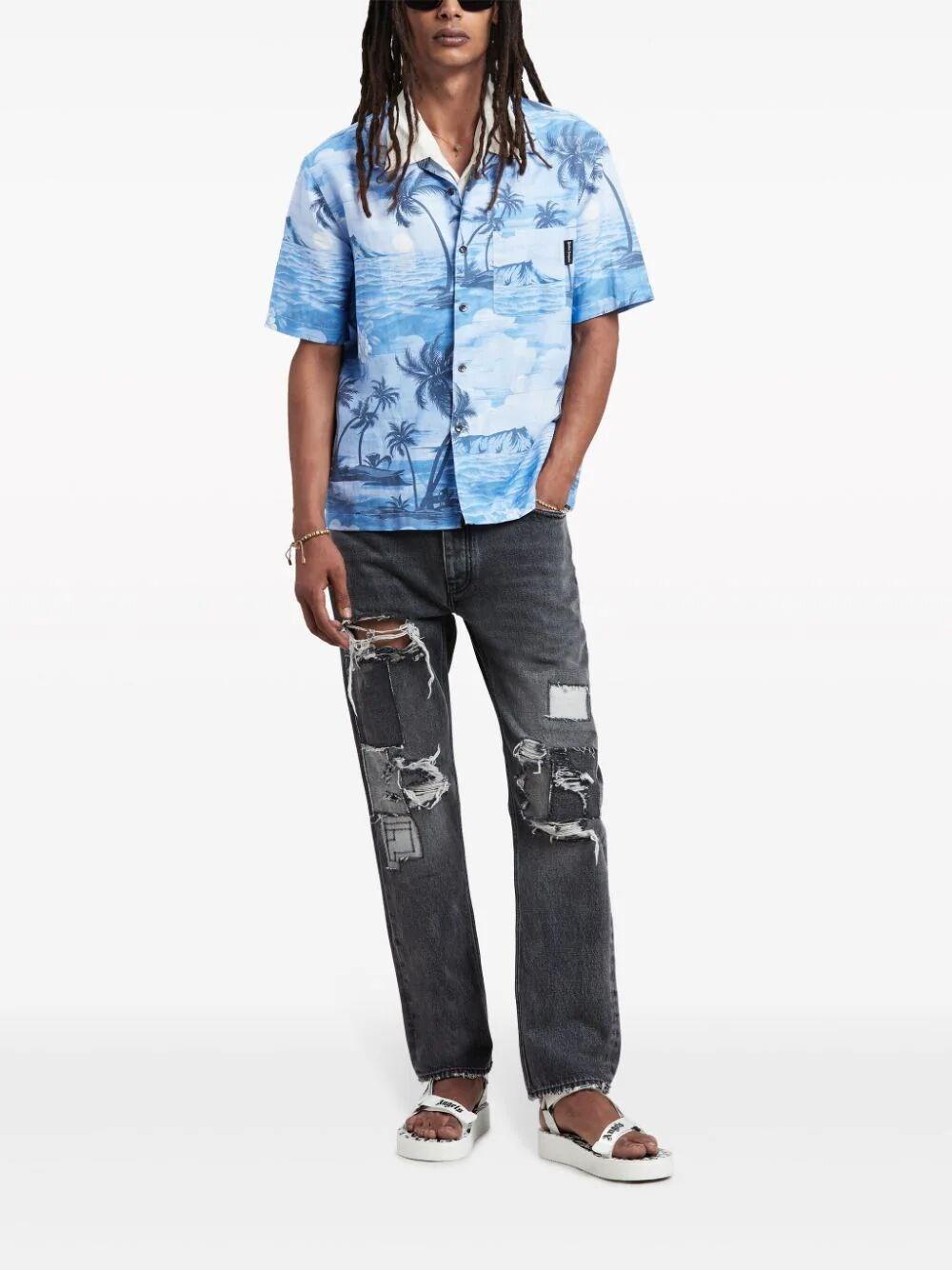 Palm Angels `Dw Destroyed` 5-Pocket Jeans