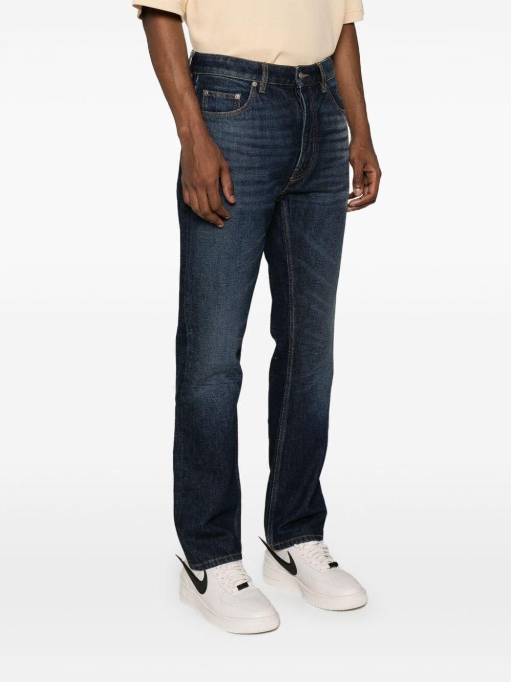 Palm Angels `Midnight Monogram` 5-Pocket Jeans