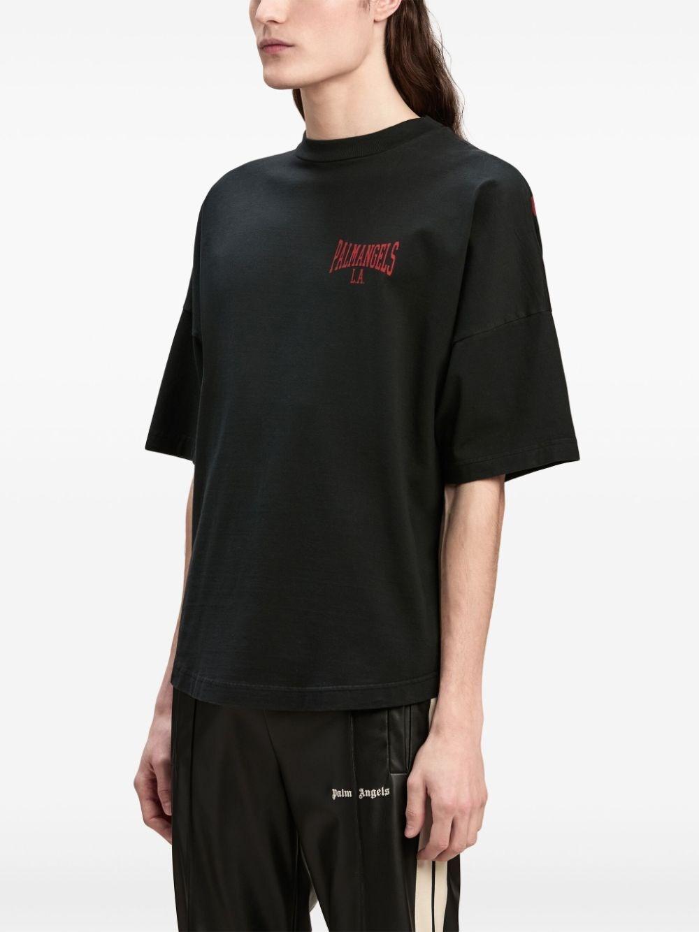 Palm Angels `Mini College` Oversized T-Shirt