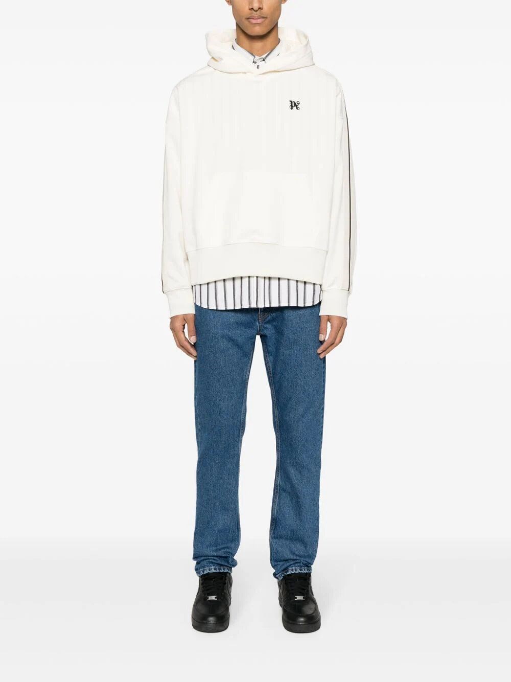 Palm Angels `Monogram` Straight Jeans