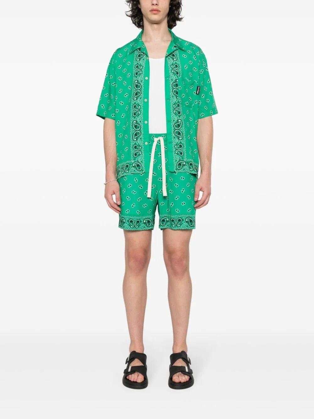 Palm Angels `Paisley` Bowling Shirt