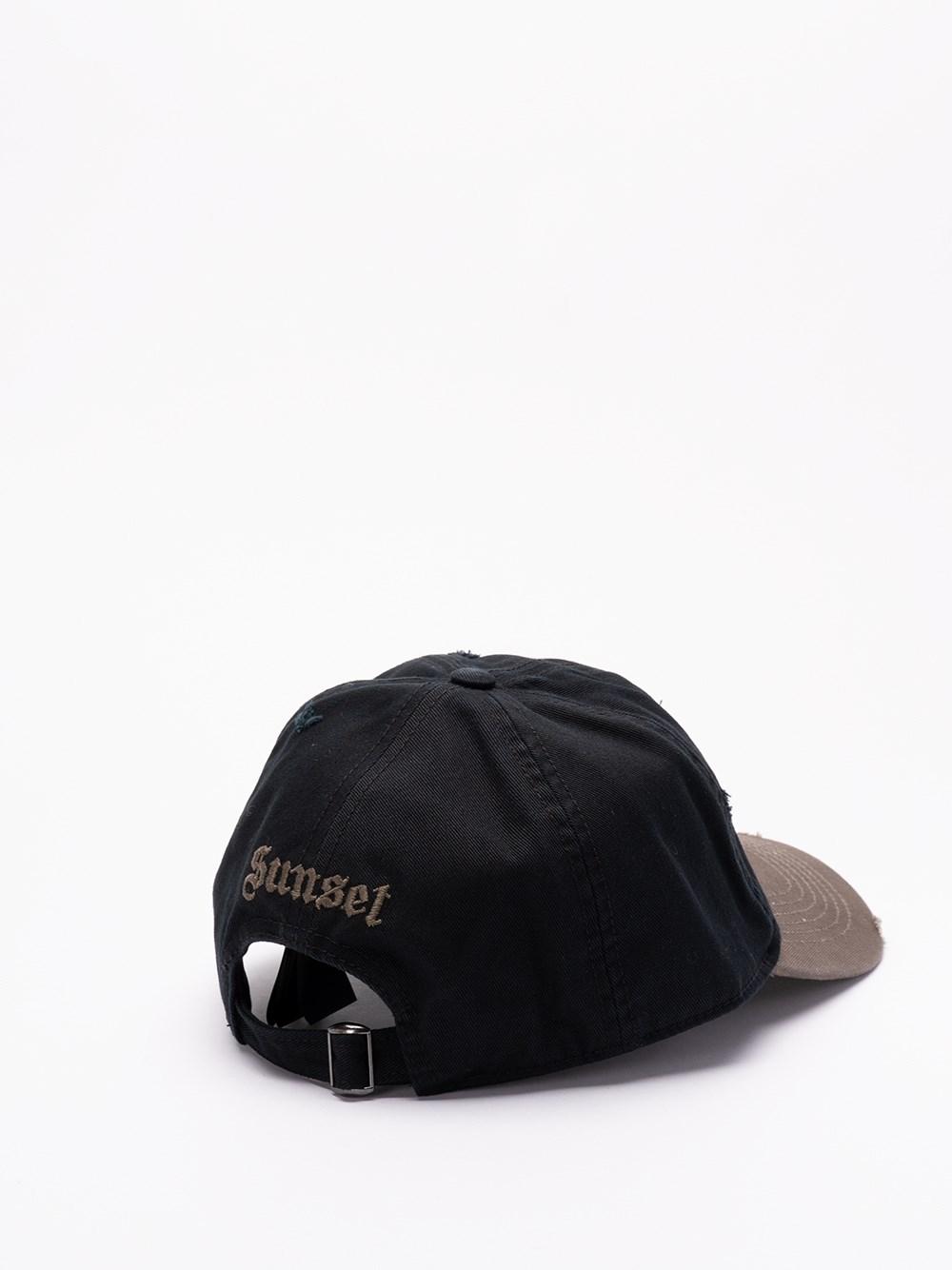 Palm Angels `Ripped PA Monogram` Cap