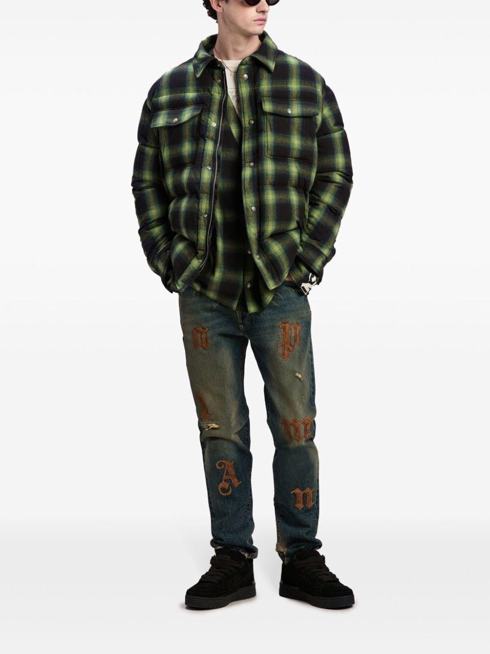 Palm Angels `Vertigo` Padded Shirt