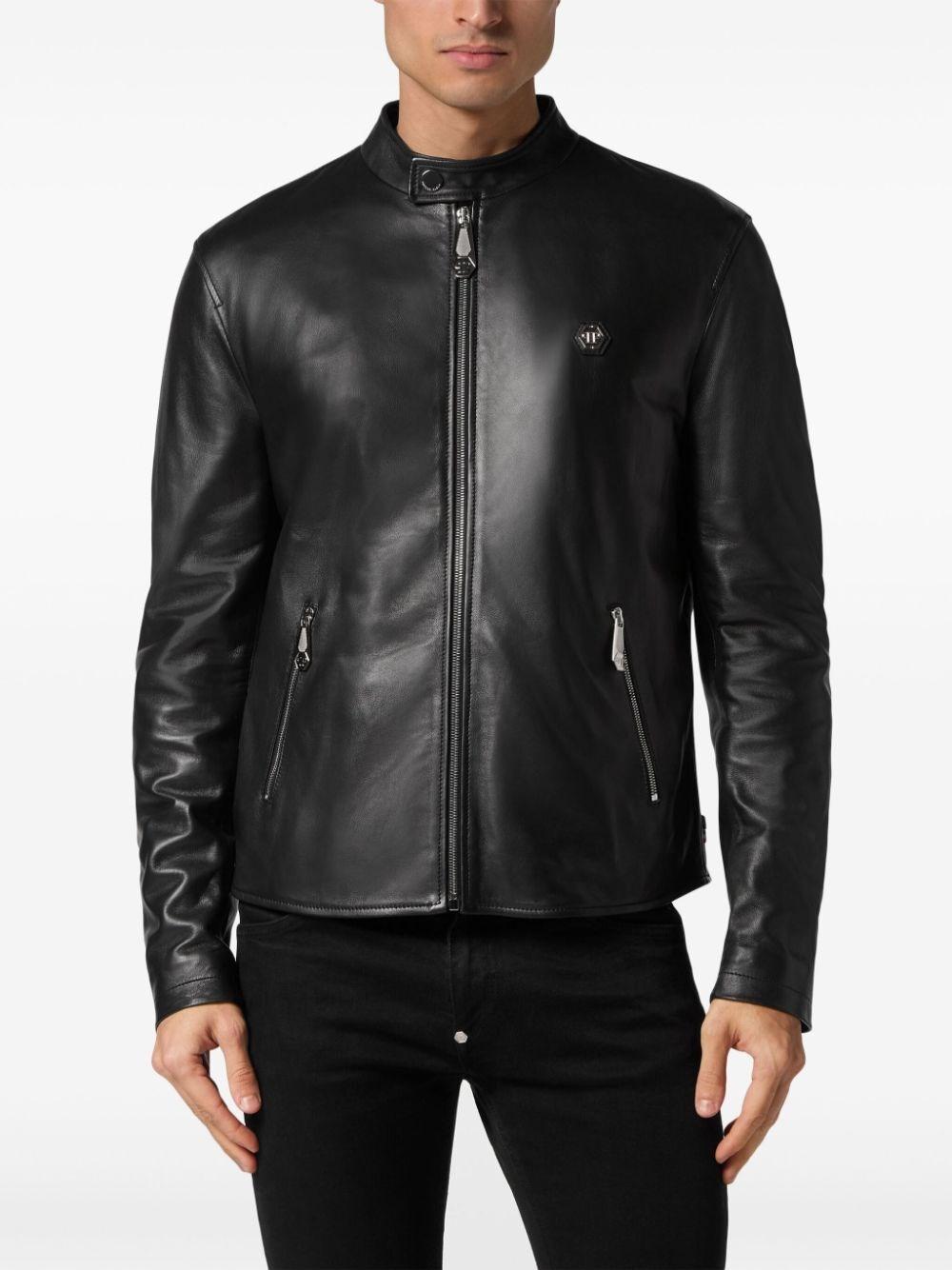 Philipp Plein Leather Jacket